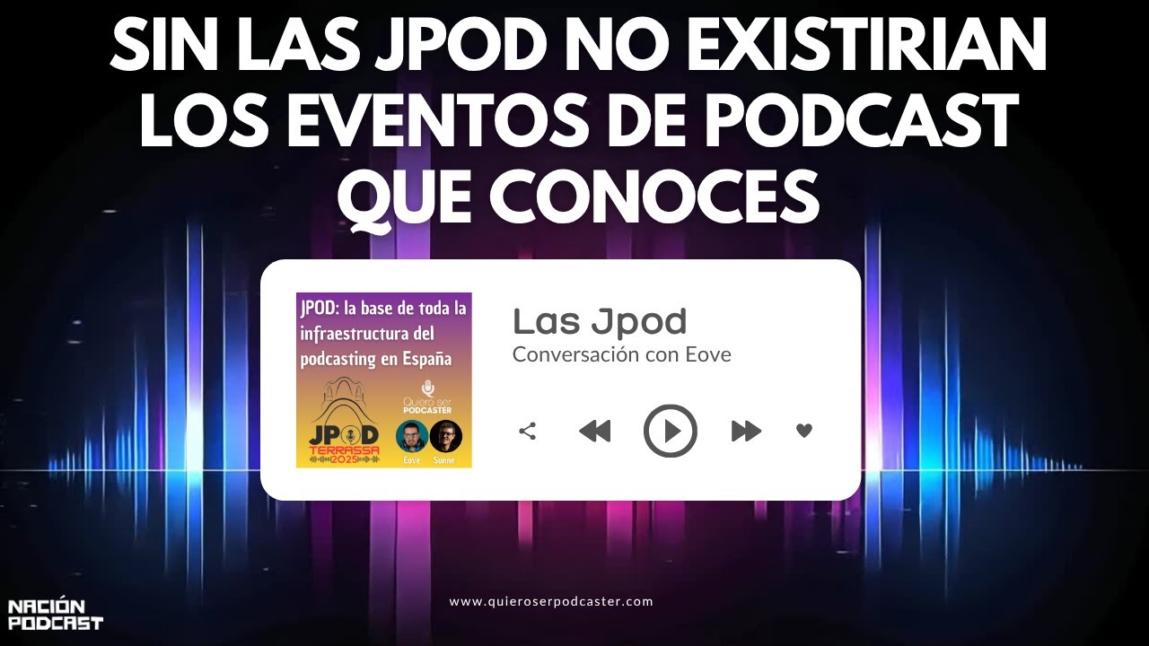 JPOD: la base de toda la infraestructura del podcasting en España