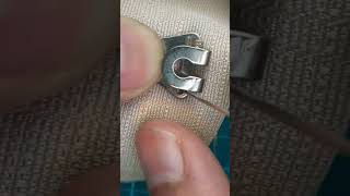 cara pasang kancing hak #shortsyoutube #shortsvideo #fashion #sewing