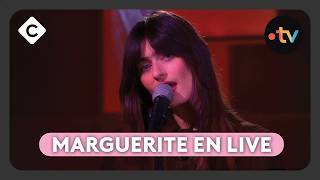“Les filles, les meufs”, “Bellevie” :  Marguerite en live dans C à Vous