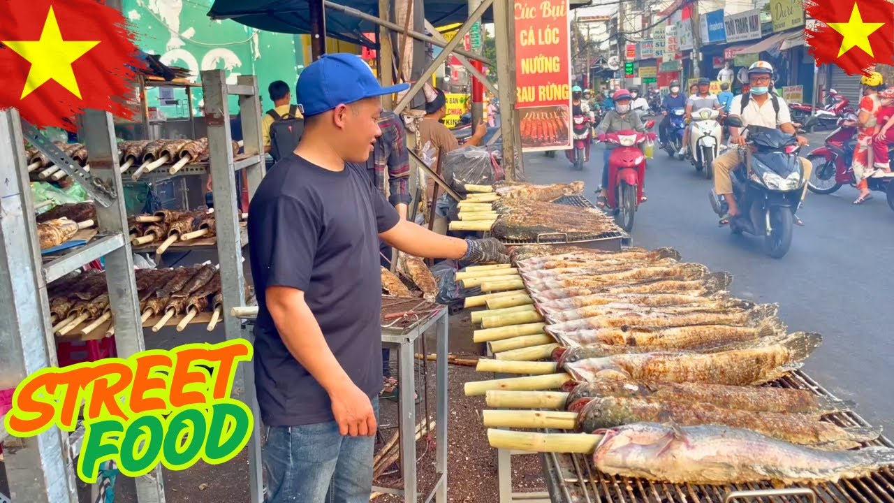 Mouth Watering! Amazing Master Chef Grilled Fish // Vietnamese Street Food!!