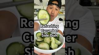 Easy Cucumber Side Dish! #koreanfood #cucumber #sidedish #easyrecipe #recipe