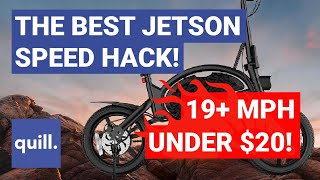 The BEST Jetson Bolt Pro SPEED HACK 19+ MPH | Under $20, No Modules or Controllers! screenshot 4