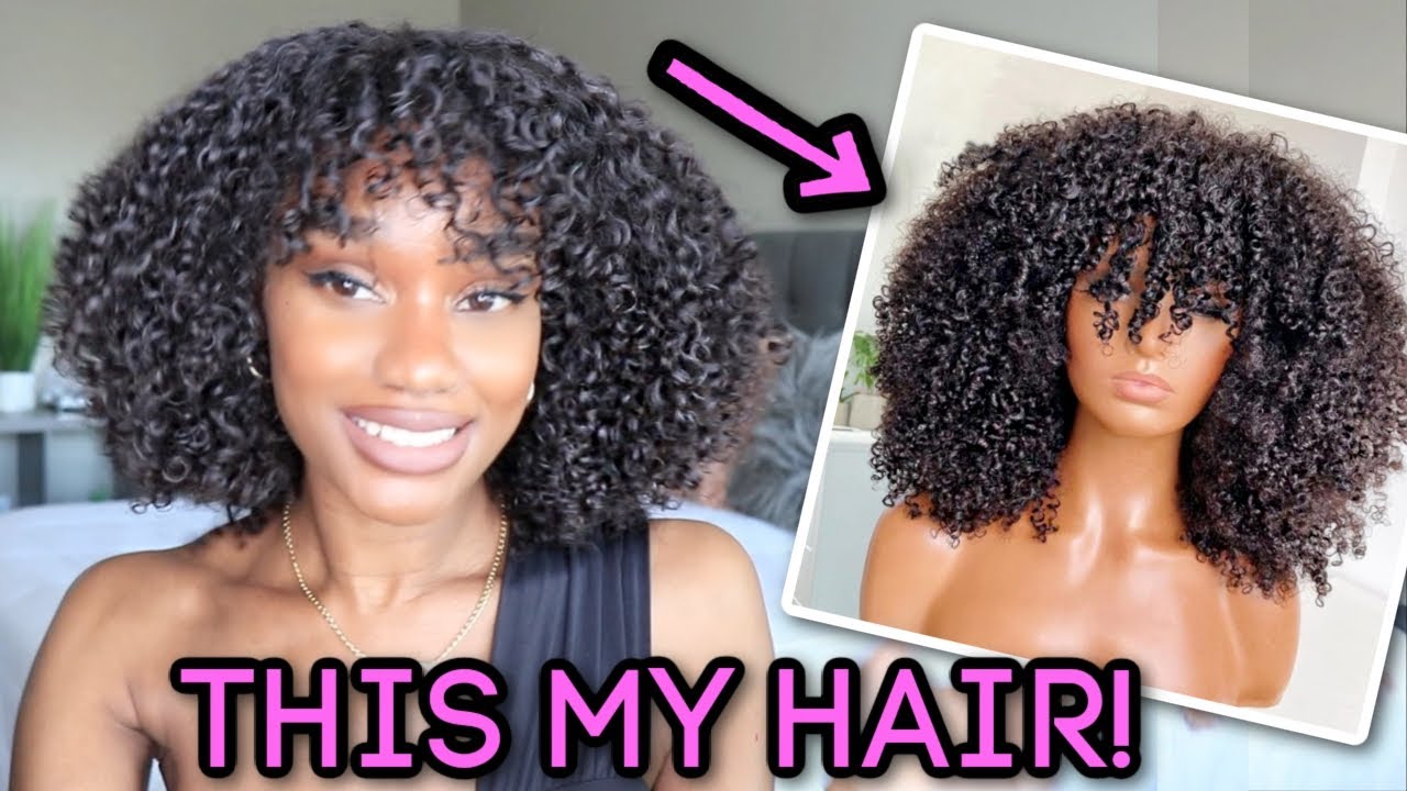 Lace Wig With Bang | Natural Quick Install | WowAfrican