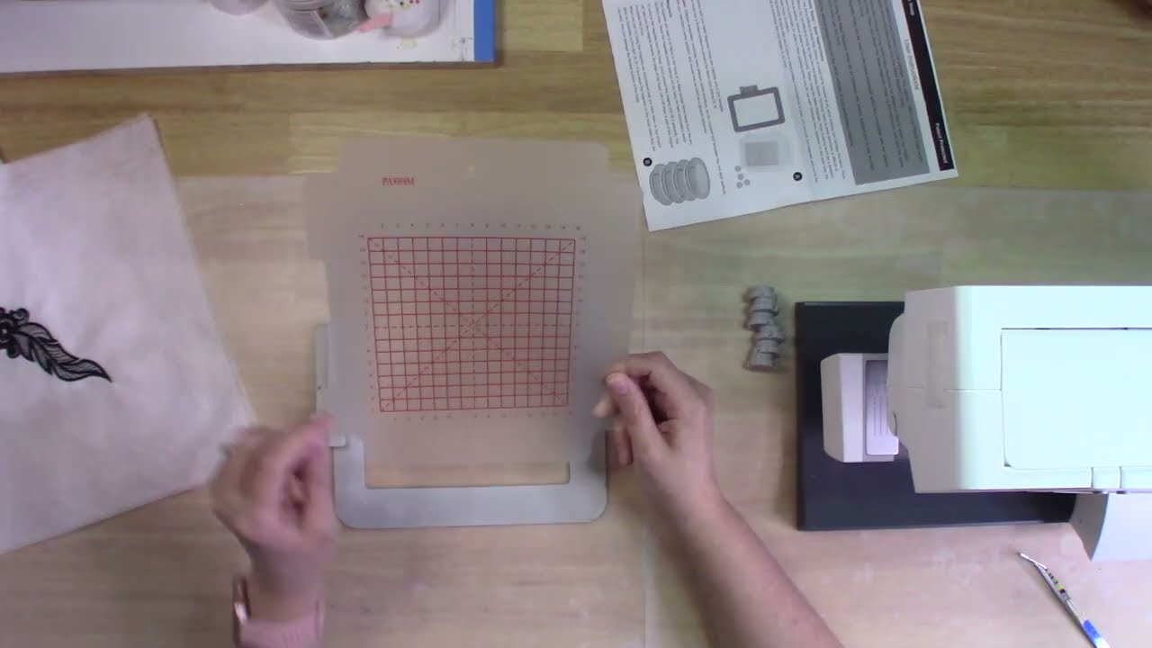 Sew Tech 6x6 or 150x150mm Magnetic Embroidery Hoop Unboxing and Review