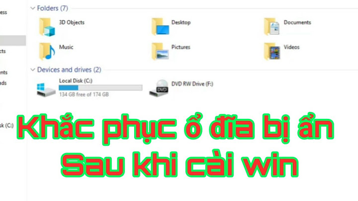 Hướng dẫn khôi phục ổ đĩa sau khi cài win