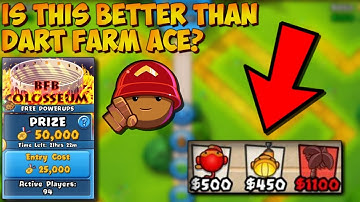 IS THIS STRAT BETTER THAN DART FARM ACE?! - BFB Colosseum - Bloons TD Battles