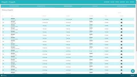 Importing and Exporting in Zentail