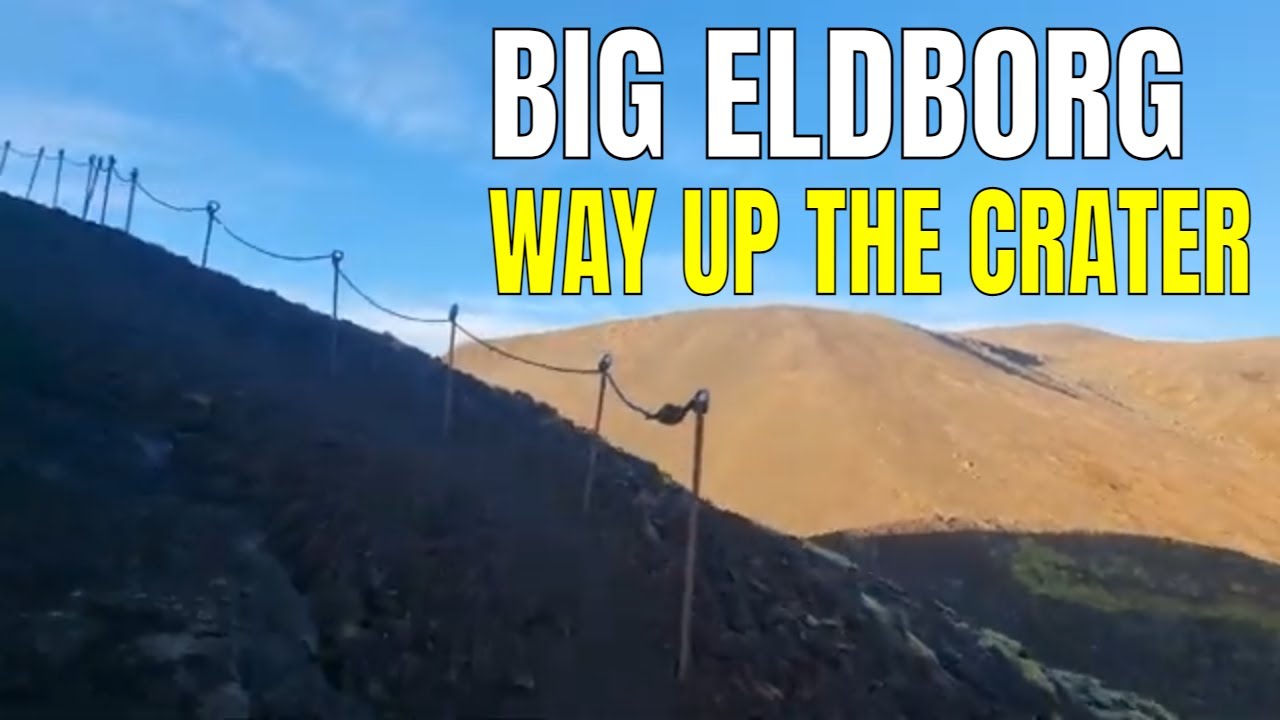 Big Eldborg Crater, Reykjanes, Iceland. Climb Up. 01.11.22 — Stóra Eldborg — video poster