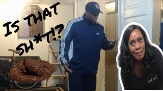 WIPING POOP ON MY DAD HAND PRANK *OFFENSIVE LANGUAGE*