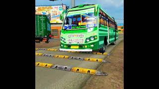 Tamilnadu Government Bus On Speed Braker