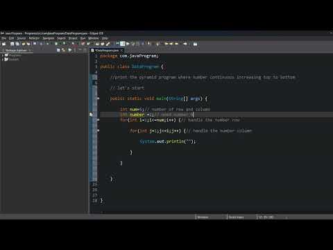 Number Changing Pyramid Pattern in Java | Java Pattern Printing Programs for Beginners