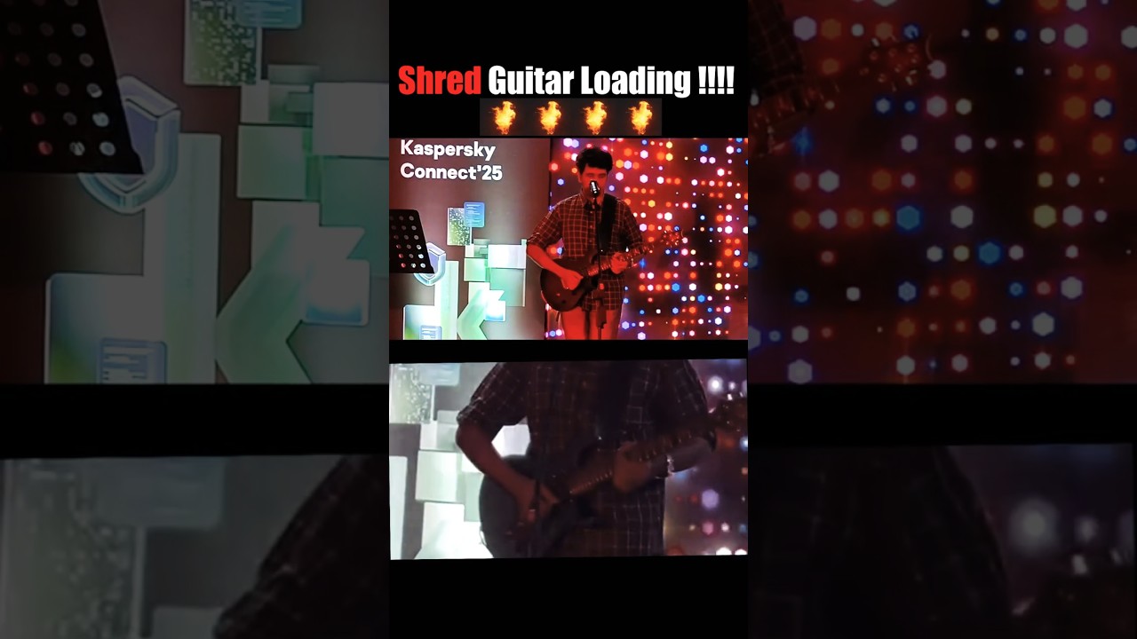 INDIAN Guitarist tries to Shred a Guitar Solo Live !