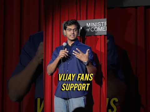 Vijay Fans are his Support. #standupcomedy #thalapathyvijay #vijay #tvk