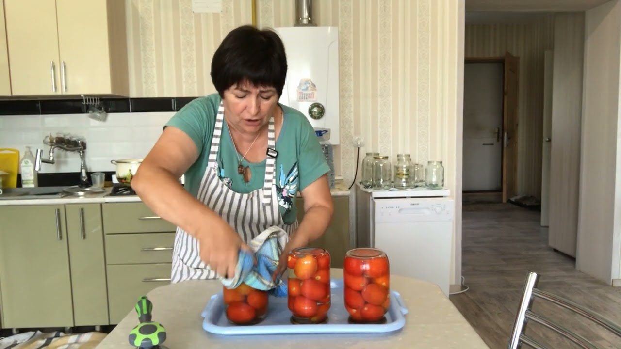 Мариную ленивые помидоры на зиму. Болтаю, делюсь своим мнением.