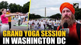 Indian Embassy organises Yoga session ahead of International Yoga Day in Washington DC