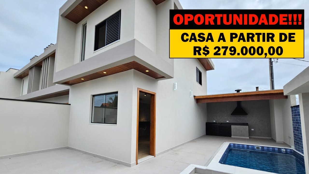 LOFT, KITNET, STUDIO, CASA OU APARTAMENTO? MODERNO E SOFISTICADO A PARTIR DE R$279.000,00 - PERUÍBE