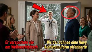 He Mocked Her At The Christmas Table  Until The Snow Revealed A Navy Admirals Uniform