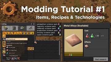 Factorio Modding Tutorial #1 - Items, Recipes & Technologies