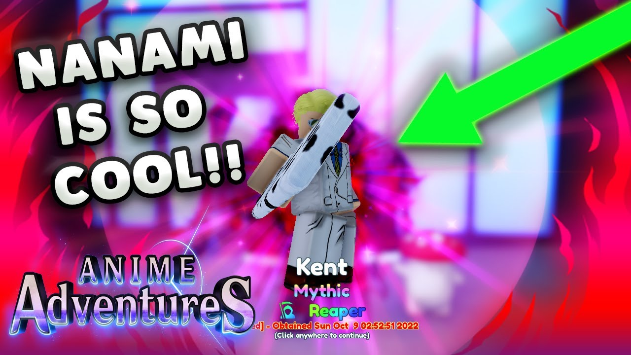 [Showcase] THE NEW NANAMI UNIT LOOKS ABSOLUTELY INSANE* Anime Adventures Update 6 (Code)