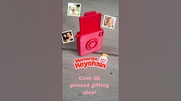 3d printed memories keychain! #3dprinting #flashforge #tech #asmr #giftideas #instagram #cool #fun