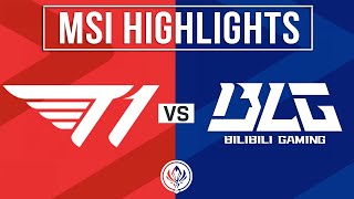 T1 vs BLG Highlights ALL GAMES | MSI 2024 Upper Bracket R2 | T1 vs Bilibili Gaming screenshot 2