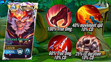 REASON WHY GLOBAL SUN ABUSE THIS NEW COOLDOWN BUILD 2025!! (must try👍) | MLBB