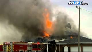 Raw: Linnemann Funeral Home fire