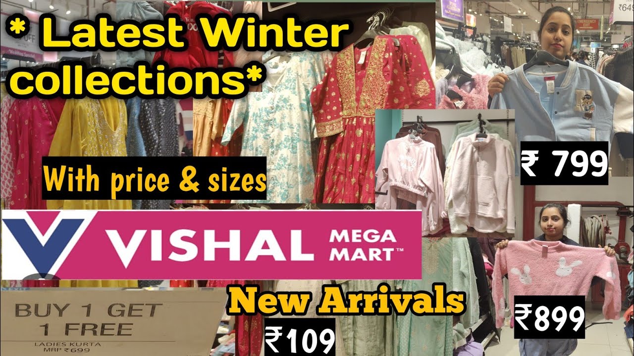 Vishal Megha Mart Latest Winter collections☃️|Vishal Megha Mart Bumper Offers|Latest Winter clothes 