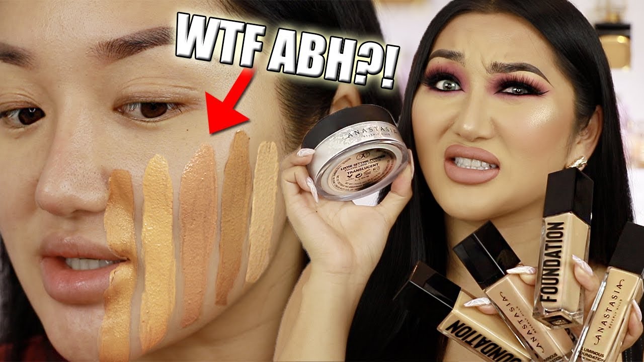 NEW ABH LUMINOUS FOUNDATION REVIEW | FULL FACE OF ANASTASIA BEVERLY HILLS -  YouTube