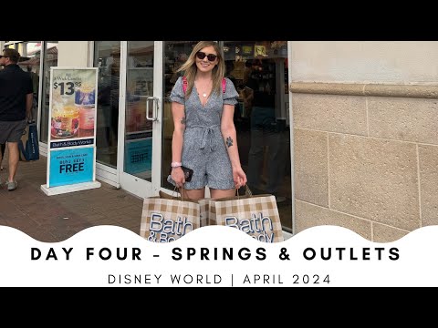 Day Four - Disney Springs, Outlets & Checking Into Hard Rock | Disney World April 2024