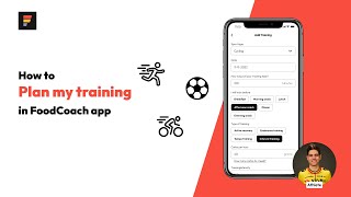 How to plan my training in the FoodCoach app? | FoodCoach tutorials screenshot 4