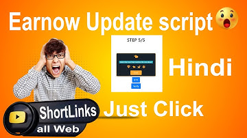 Earnow Update script || all web bypass shortlinks || via faucet | firefaucet.win || Hindi/Urdu