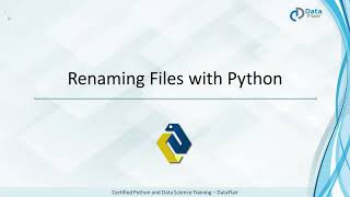 Renaming Files with Python