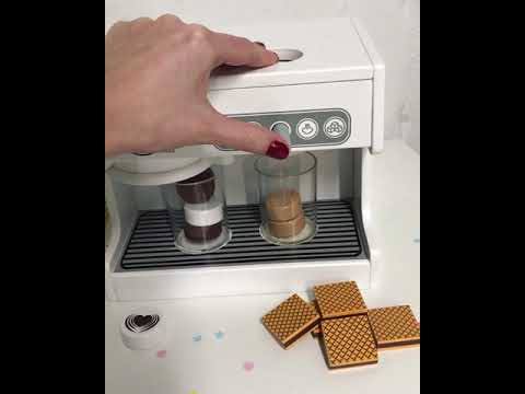 Mamamemo espresso-maskine i træ