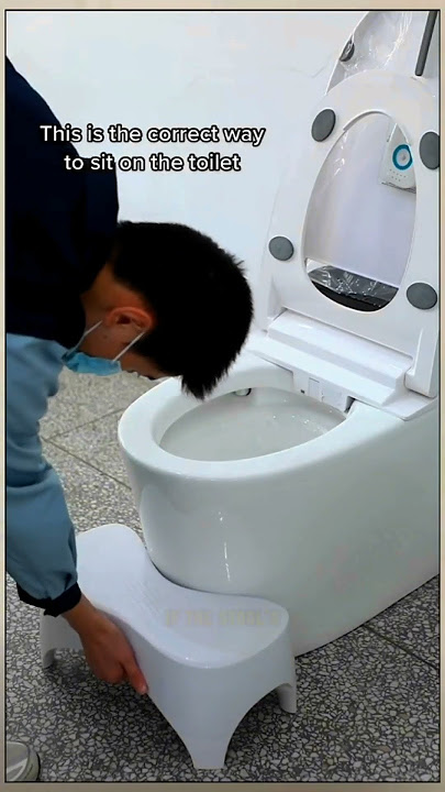 Correct Way To Sit on Toilet Seat 🚽