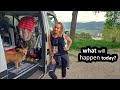 LIVING in a VAN - a TYPICAL DAY - VAN LIFE EUROPE