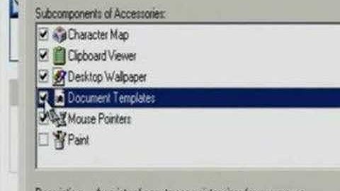 XP Tip: Removing Unwanted Components