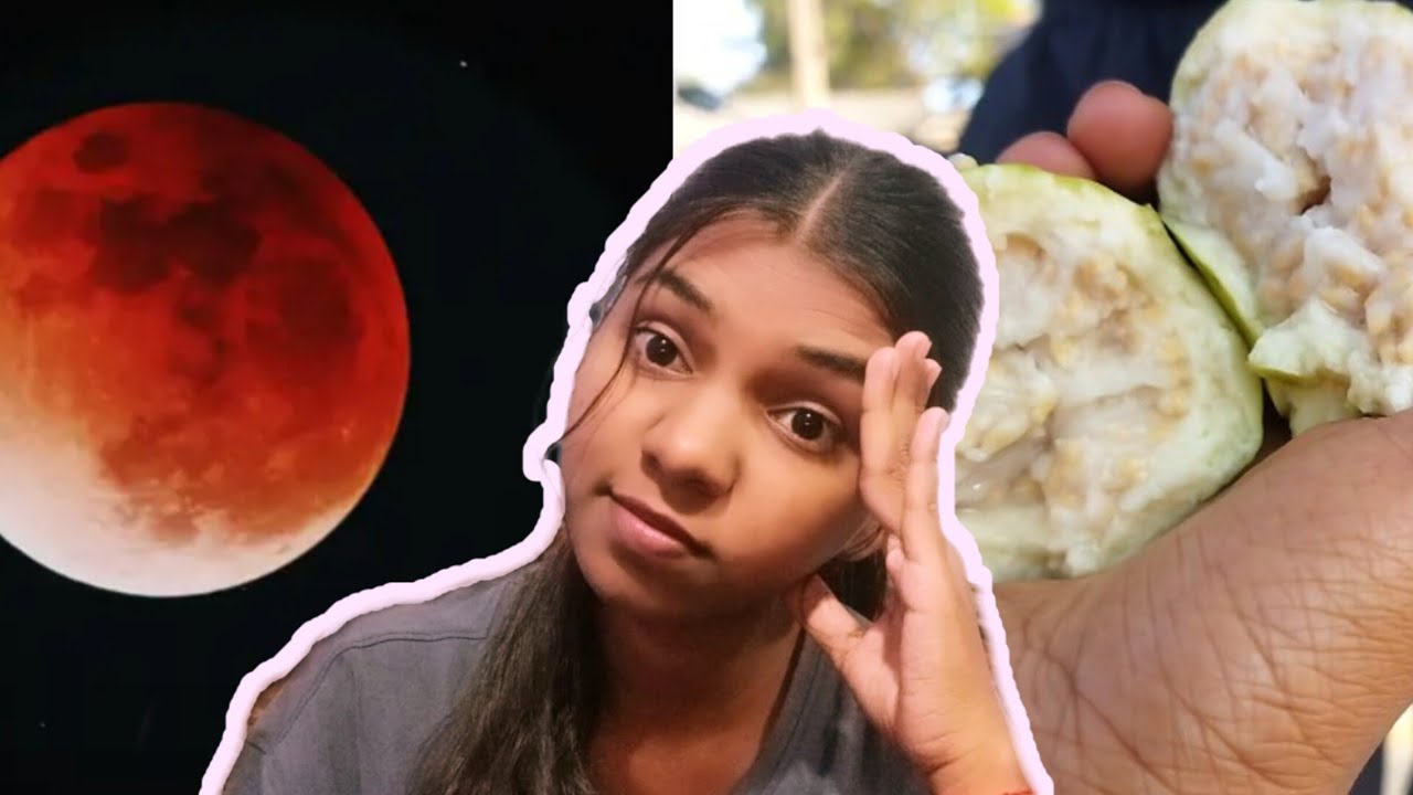 Lunar eclipse🌒|| sada guava🫢