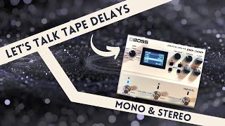 Creating a TAPE DELAY for WORSHIP MUSIC // Mono &amp; Stereo // DD-500