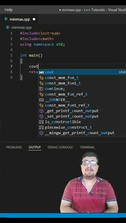 Maximum and minimum in C++ using inbuilt function #max #min | Coding ...
