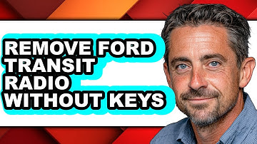 How To Remove Ford Transit Radio Without Keys - Step By Step