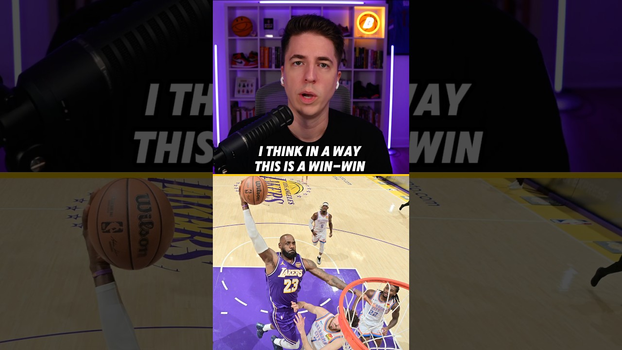 I think LeBron leaving the Lakers can be a win-win for both sides