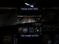ToLiss A321 NEO Landing at DCA  #a321neo  #vatsim #levelup