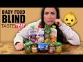 Trying Baby Food Blindfolded