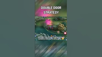 this is how you do the new DOUBLE DOOR strategy  (delay enemy jungle) for natalia user: MLBB