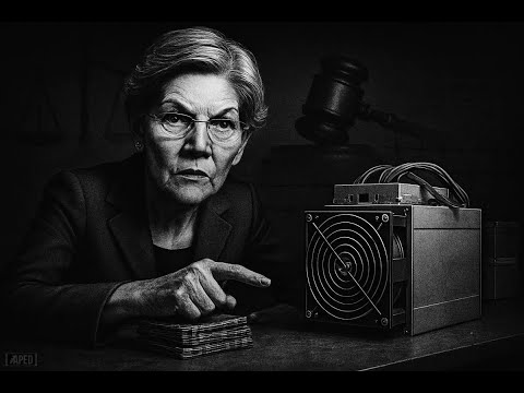Warren pushes tougher U.S. review of Bitmain and bitcoin mining security risks - YouTube thumbnail