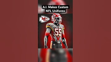 A.I. Makes Custom NFL Uniforms #nfl #ai #aiviral #aigenerated #aishorts #football #nflshorts