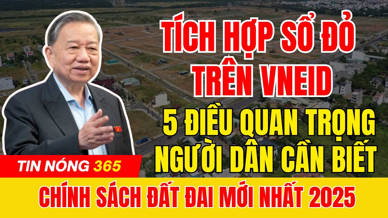 Sổ Đỏ Sắp Được Tích Hợp Trên VNeID –5 Điều Quan Trọng Người Dân Cần Biết Ngay | tin tức #tintuc