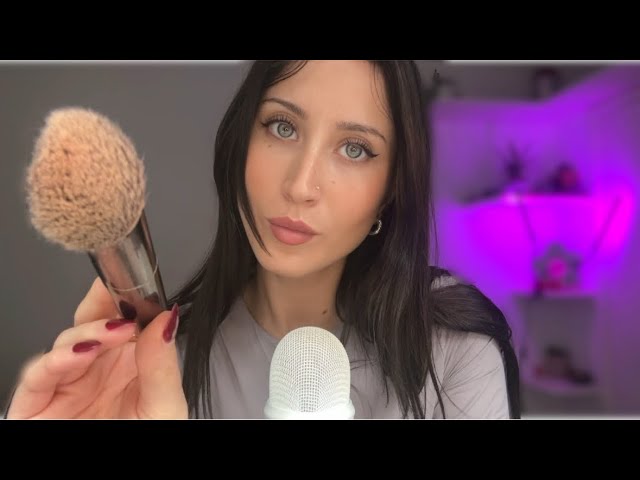 ASMR tracing your face until you fall asleep | inaudible whispering