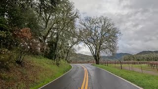 A Drive from Lakeport to Geyserville in California